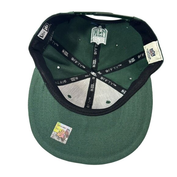 New Era New York Jets Green NFL 9FIFTY  Snapback Cap Hat NWT Flat Brim - Picture 6 of 10